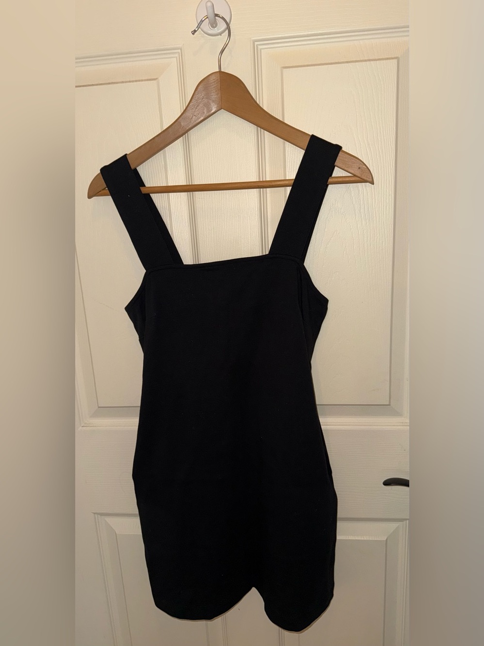 Old Navy Black Square-Neck Mini Dress with Wide Straps